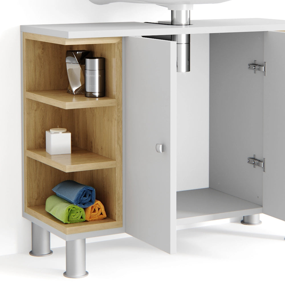 Vicco Mobile sottolavabo per bagno Bianco 79.6 x 64 cm