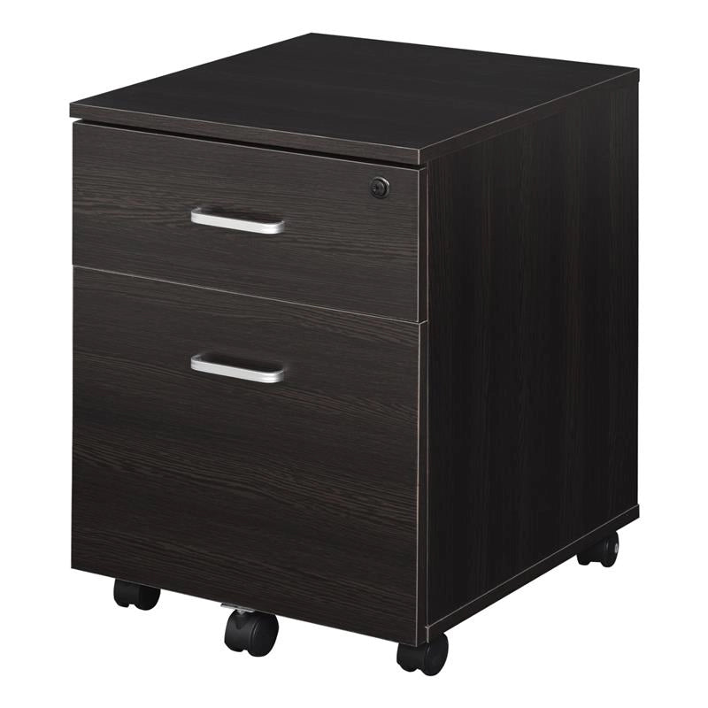 CASSETTIERA PORTADOCUMENTI DA UFFICIO IN LEGNO CON 2 CASSETTI 40 X 44 X 54.6 CM