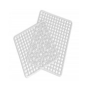 Trade Shop - Set 2 Tappetini Lavello Scolapiatti 33x38cm Anti Scivolo Cucina Piatti Plastica -