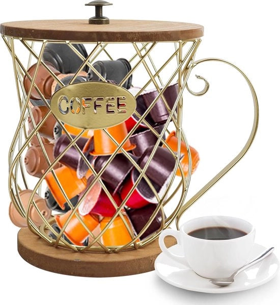 Cassetta per capsule di caffè, contenitore per capsule di caffè, contenitore multifunzionale per la cucina, cassetta per caffè per la cucina