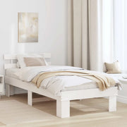 Struttura del letto Bianco 80 x 200 cm Pino massello 872462