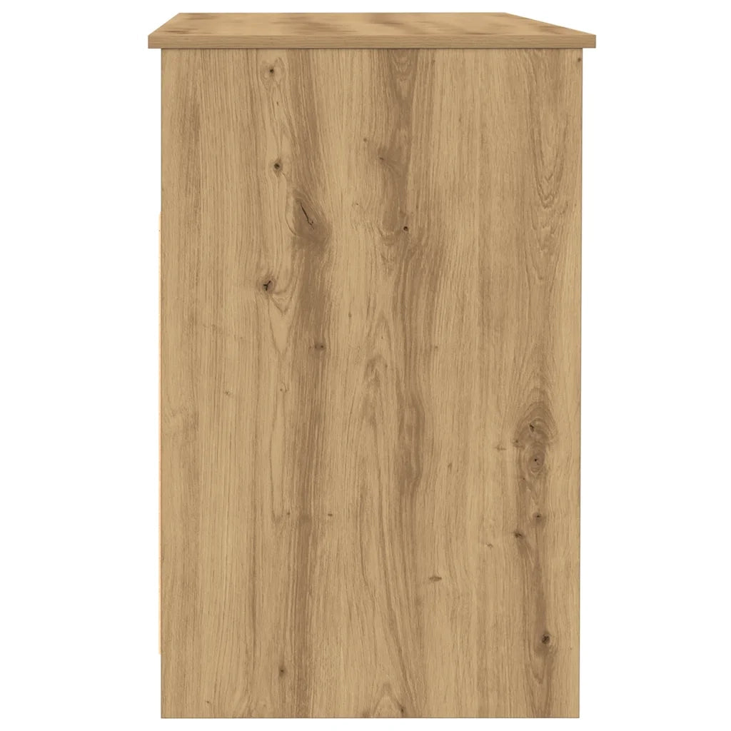 Scrivania Rovere Artigianale 102x50x76 cm in Legno Multistrato 855853