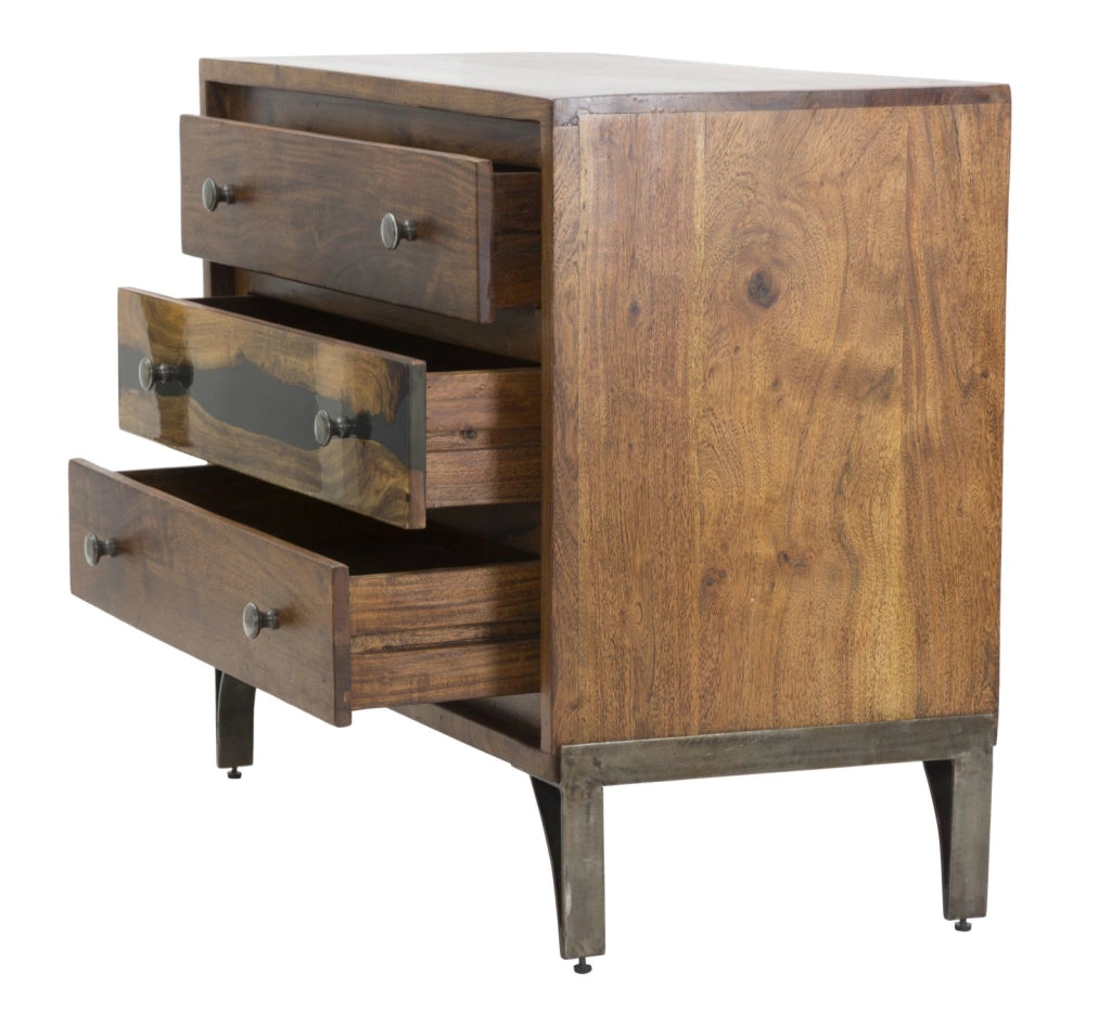 COMO' MUSTANG CM 88X45X75 (LEGNO DI ACACIA NILOTICA)