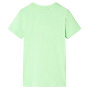 Maglietta per Bambini Verde Neon 140 12318