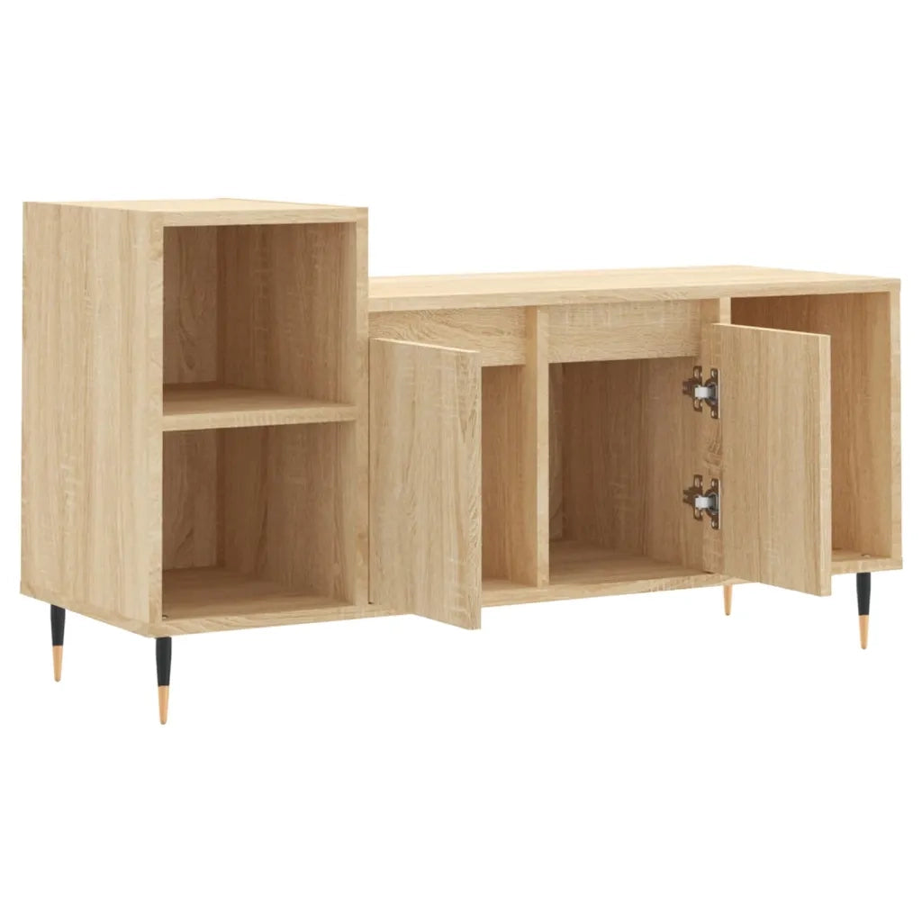 Mobile per TV Rovere Sonoma 100x35x55 cm Legno Multistrato 831311