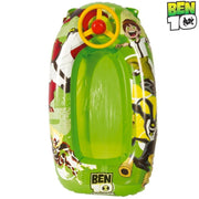 Trade Shop - Canotto Con Volante Ben 10 Dimensioni 90 X 50 Cm Bambini Mare Piscina -
