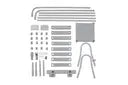 SCALA DI SICUREZZA PER PISCINE 132 CM- BESTWAY- 1,0 pz
