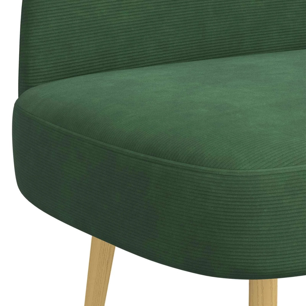 Panchina imbottita con schienale Verde giungla 110 x 60 x 76 cm