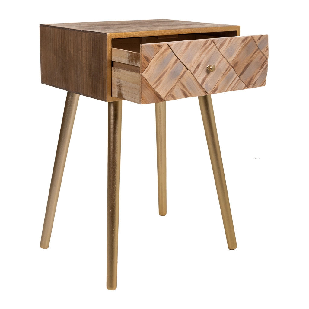 Tavolo in legno marrone 45x34x67h
