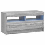 Mobile TV LED Sonoma grigio Legno ingegnerizzato 897881