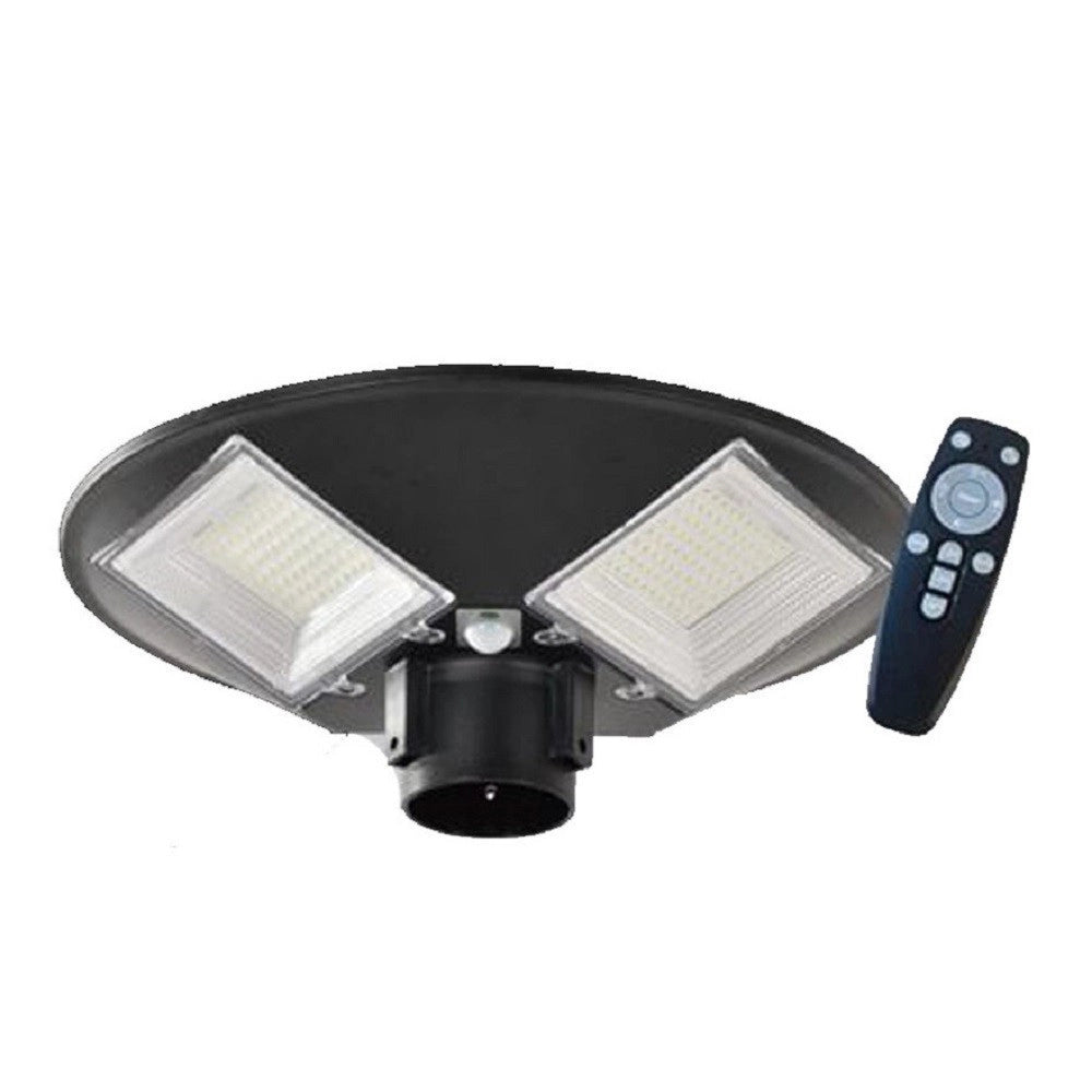 Trade Shop - Lampione Led 100w Con Pannello Energia Solare Ip65 Sensore Movimento So-gd-100w -
