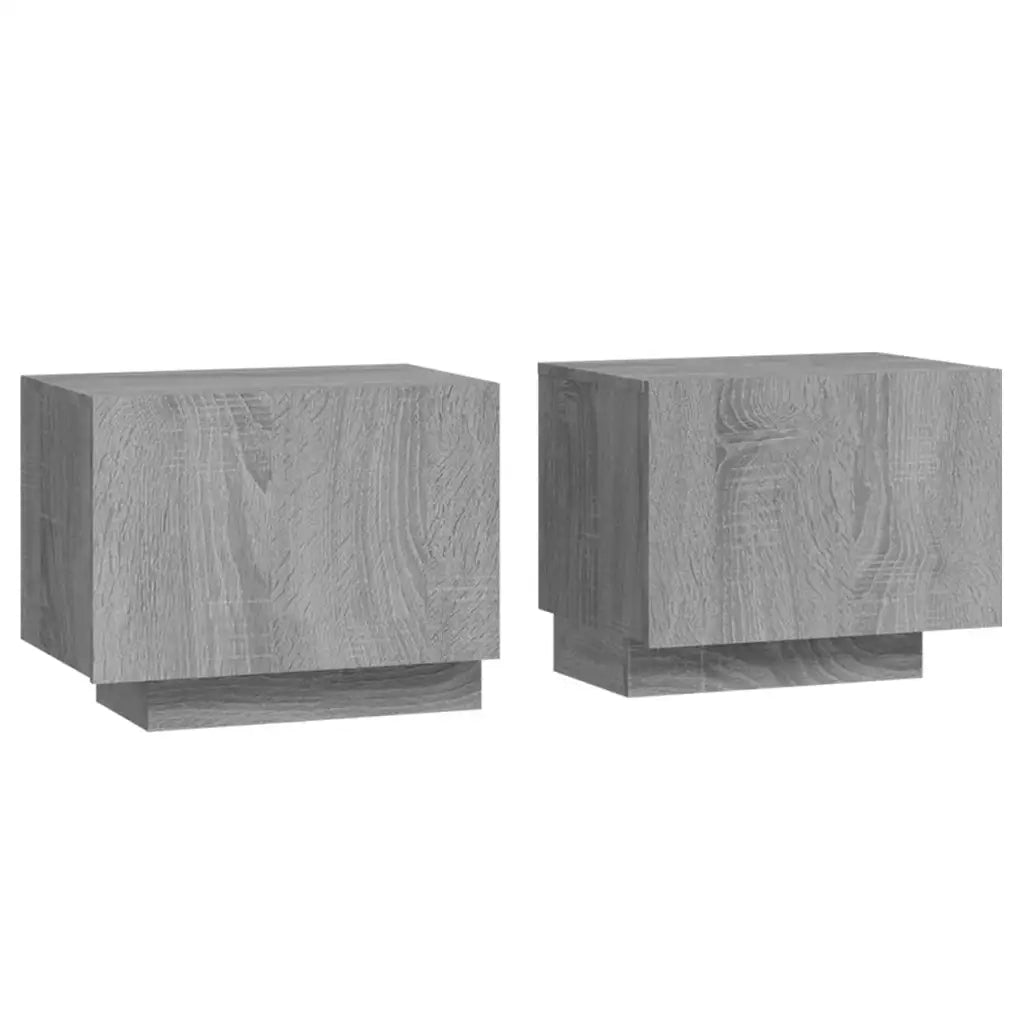 Comodino Grigio Sonoma 100x35x40 cm in Legno Multistrato 3152833