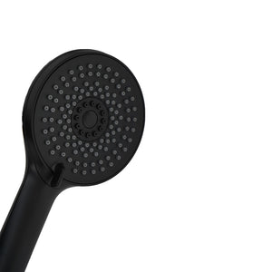 Doccetta vulcano 4 getti abs nero opaco diametro 110