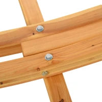 Supporto per Amaca in Legno di Pino, Struttura Robusta, Carico max. 120 kg, 325L x 120l x 118H cm, Legno Naturale