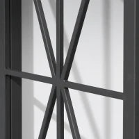 Tavolo Consolle da Ingresso Stile Industriale Pieghevole in Legno e Metallo, 100x38x80cm, Marrone