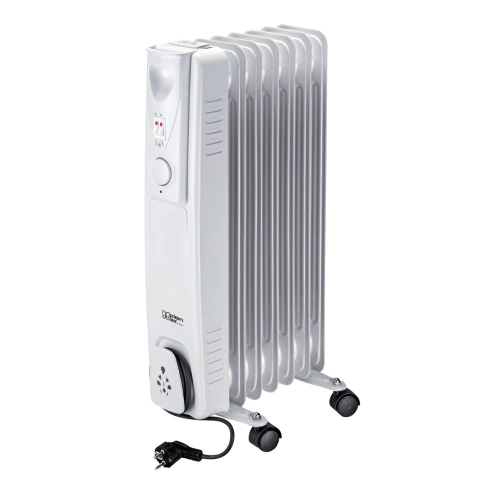 Elettro­radiatore ad olio kemper 1500w a 7 elementi per riscaldamento rapido