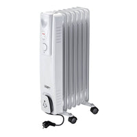 Elettro­radiatore ad olio kemper 1500w a 7 elementi per riscaldamento rapido
