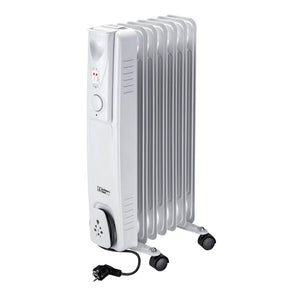 Elettro­radiatore ad olio kemper 1500w a 7 elementi per riscaldamento rapido