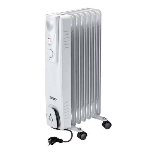 Elettro­radiatore ad olio kemper 1500w a 7 elementi per riscaldamento rapido