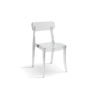 PAZZO DESIGN Sedia Colette trasparente set da 4 sedie in Polipropilene