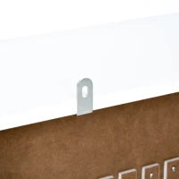 Copritermosifone Bianco in MDF con Piano d'Appoggio e Design Antiribaltamento, 78x19x82 cm