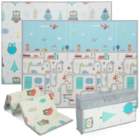 Tappetino per bambini, motivo animale, in schiuma, imbottitura spessa 1,5 cm, antiscivolo