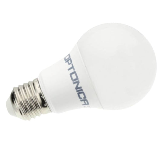 Optonica lampadina led e27 a60 8,5 watt 806 lumen classe energetica f *** temperatura colore lampada 6000k bianco fre...