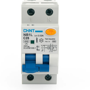 Chint serie nb1l1 interruttore magnetotermico differenziale 1p+n alta protezione *** ampere 25 ampere, confezione 1