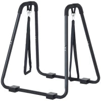Barre per Dip con Passanti e Maniglie Imbottite, 90x81x92.5 cm, Nero