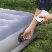 Intex 64112 - Materasso Gonfiabile Prestige Mid-Rise Singolo, Pompa USB, 99x191x30 cm