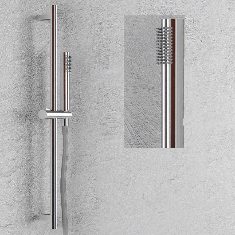 Asta saliscendi doccia 004 ottone cromato ovale doccetta relax p7,3xh80