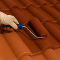 Italia colorpaint tegoltone pittura acrilica tegole colore rosso mc14 00 a *** formato 4 lt, confezione 1