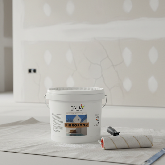 Fibrofond l fondo acrilico bianco per supporti interni ed esterni *** formato 12.5 lt, confezione 1