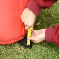 Castello Gonfiabile Gigante e Rimbalzante per Bambini 3-8 Anni con Scivolo, Piscina e Canestro, 280cmx260cmx210cm