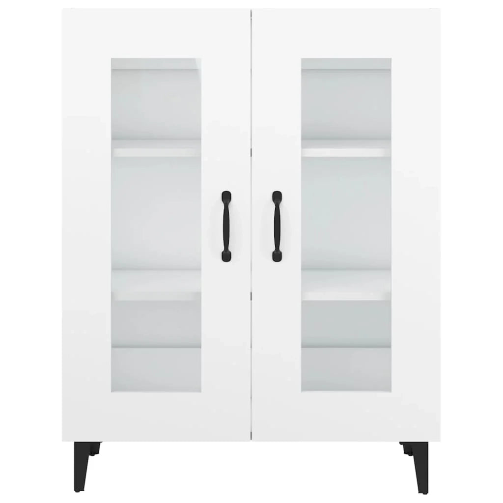 Buffet credenza cassettiera mobiletto mobile contenitore organizer per cucina soggiorno salotto 69,5 x 34 x 90 cm legno ingegnerizzato bianco 02_0030425