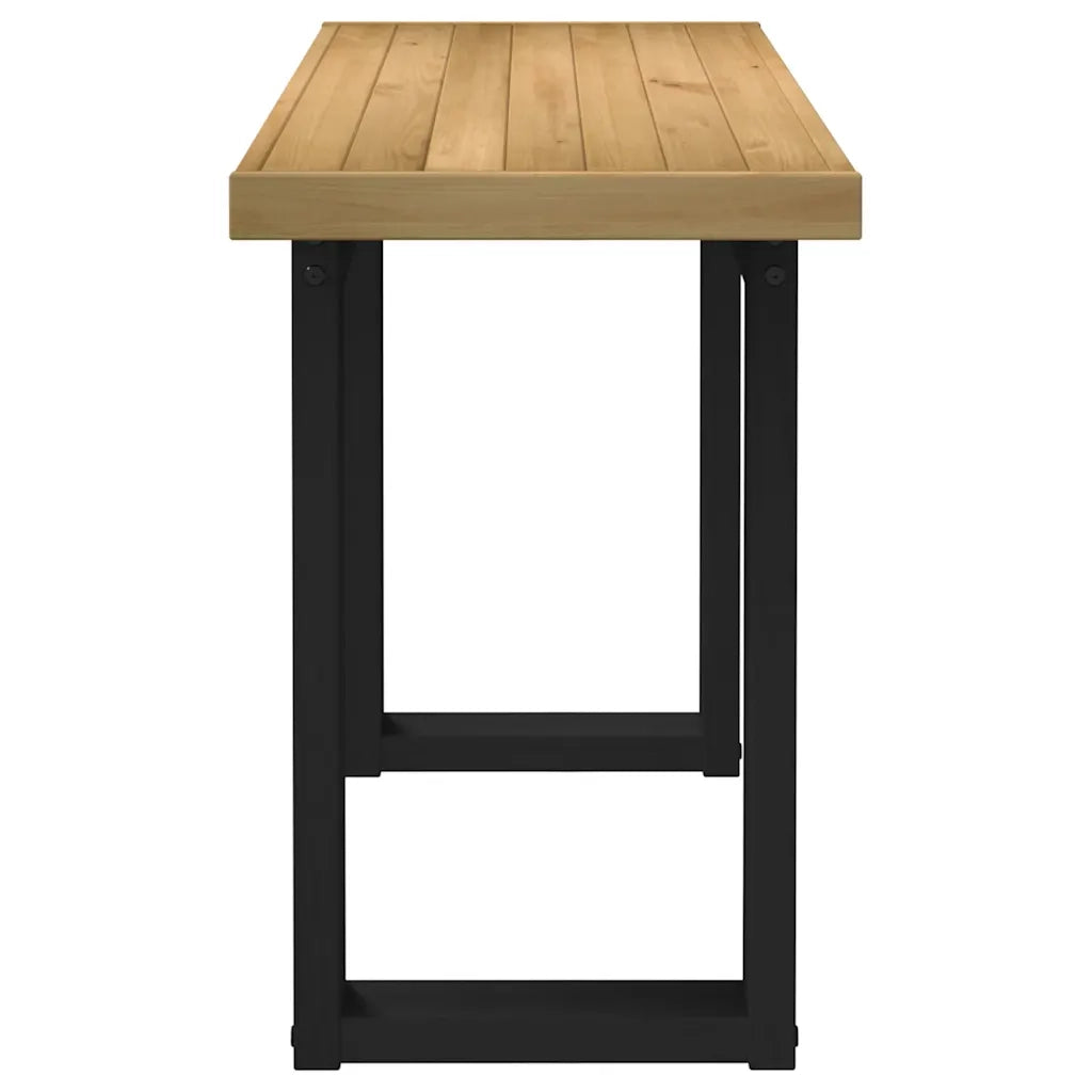 Scrivania NOAIN Gambe a Forma di U 120x50x75 cm Legno Massello 4100041