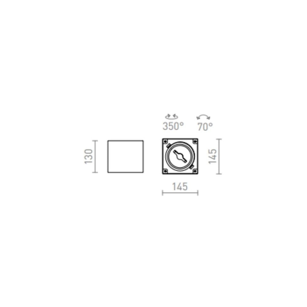 Faretto JAMES I DIMM da soffitto bianco opaco 230V LED 15W 24° 3000K