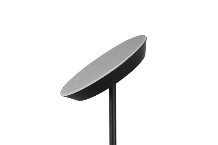 Piantana da Interno a LED in Metallo Nero Opaco