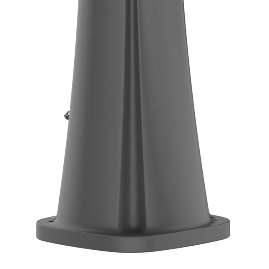 Doccia Solare in Polietilene HD Grigia RAL7037 Serbatoio 25L Soffione Rotondo Ø10 cm Lavapiedi e Rubinetti in Ottone - STARMATRIX RIO-SS0935-GRAY
