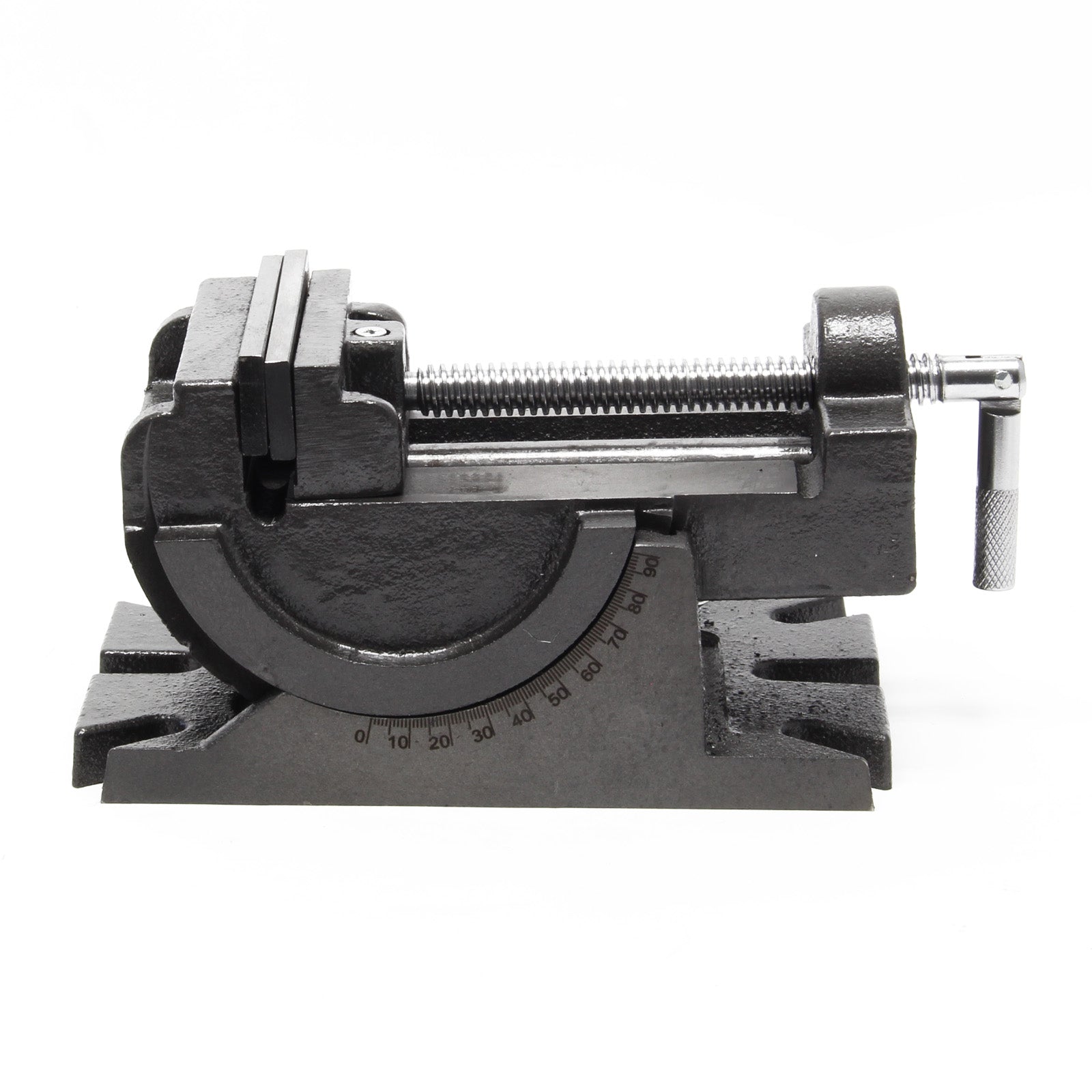 Morsa meccanica di precisione Larghezza ganasce 100 mm Orientabile verticalmente