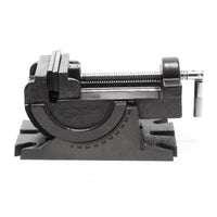 Morsa meccanica di precisione Larghezza ganasce 100 mm Orientabile verticalmente