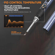 Mini Soldeerbout Portatile con Regolazione di Temperatura - Rapido Riscaldamento e Leggero