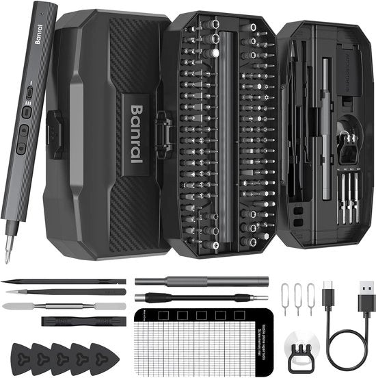 Mini set di chiavi 160 in 1 con 3 velocità per orologi, occhiali e dispositivi mobili