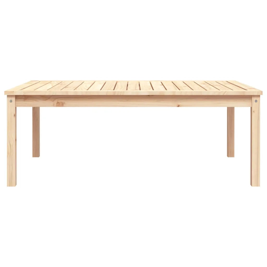 Tavolo da Giardino | Tavolino da esterno 121x82,5x45 cm in Legno Massello di Pino