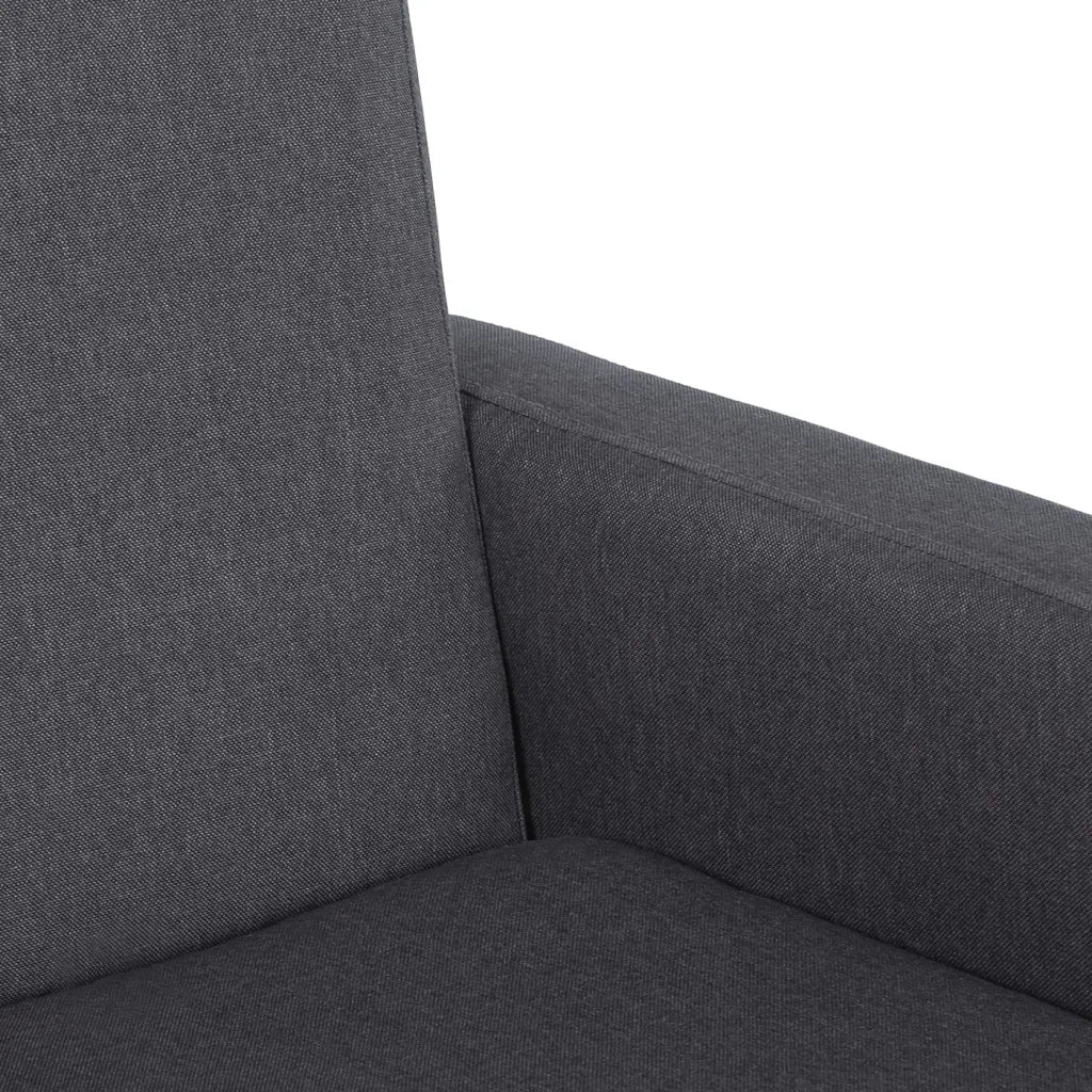 Sedia a Dondolo Grigio Scuro in Tessuto CFW8167496