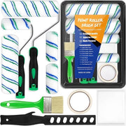 Set di pennelli a 12 pezzi - accessori per la pittura per un'ottima finitura - comprensivo di pennello e contenitore per vernice