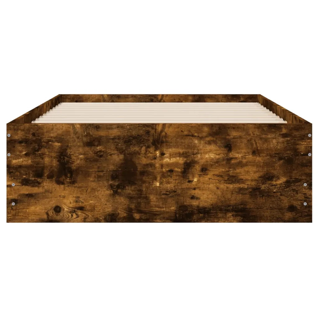 Giroletto con Cassetti Rovere Fumo 90x200 cm Legno Multistrato 3207298