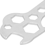 Chiave da bicicletta multifunzionale in acciaio inossidabile duraturo accessorio bicicletta chiave a stella robusta - Richiede contenuto HTML.