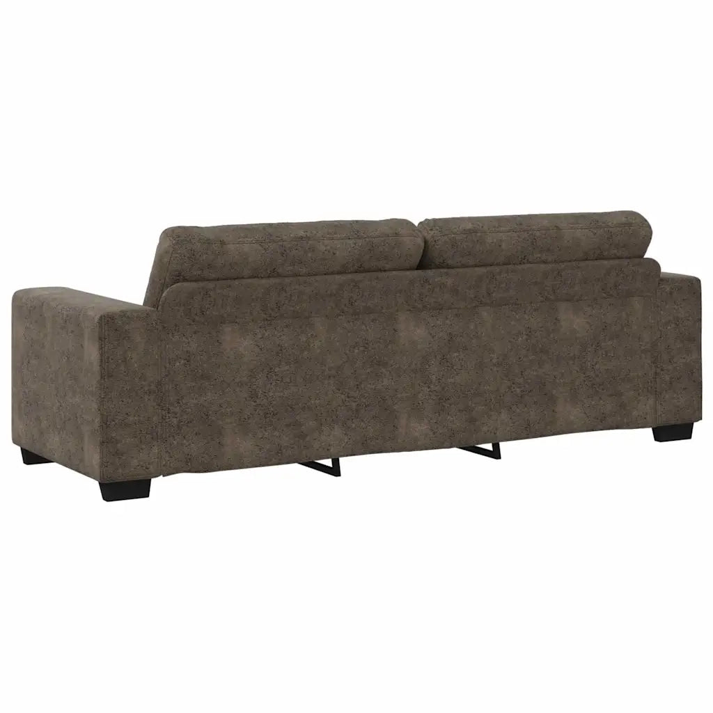 Divano con cuscino Grigio scuro Pelle sintetica 4105145
