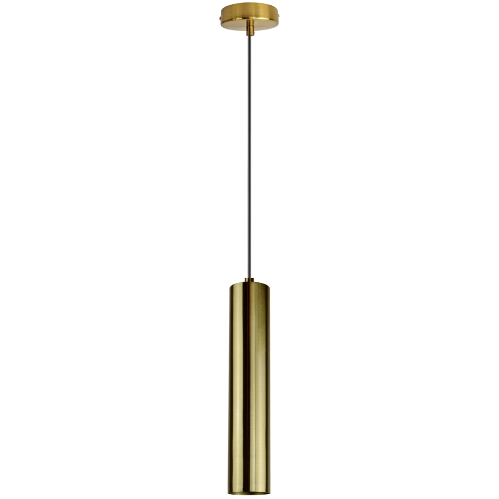 Lampada a sospensione Napoli oro tubo GU10 Ø10cm Polux